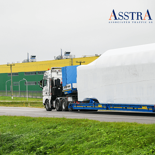 Unique success story: AsstrA ships railway wagon by truck